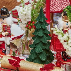 Christmas Decorations<Mrs. Alice Forest Green Flocked Fir Tree (Pair)