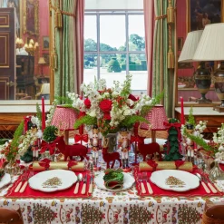 Christmas Decorations<Mrs. Alice Forest Green Flocked Fir Tree (Pair)