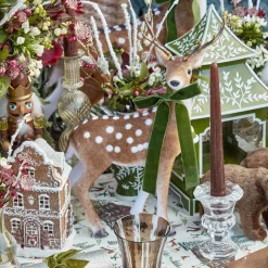 Napkin Rings & Bows | For The Chalet<Mrs. Alice Forest Green Velvet Bow (Set of 4) - 20cm