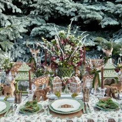 Napkin Rings & Bows | For The Chalet<Mrs. Alice Forest Green Velvet Bow (Set of 4) - 20cm