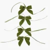 Napkin Rings & Bows<Mrs. Alice Forest Green Velvet Mini Bows (Set of 4)