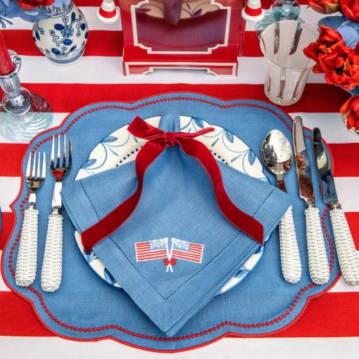 Napkins | For The Hostess<Mrs. Alice Fourth of July Napkins (Set of 4)