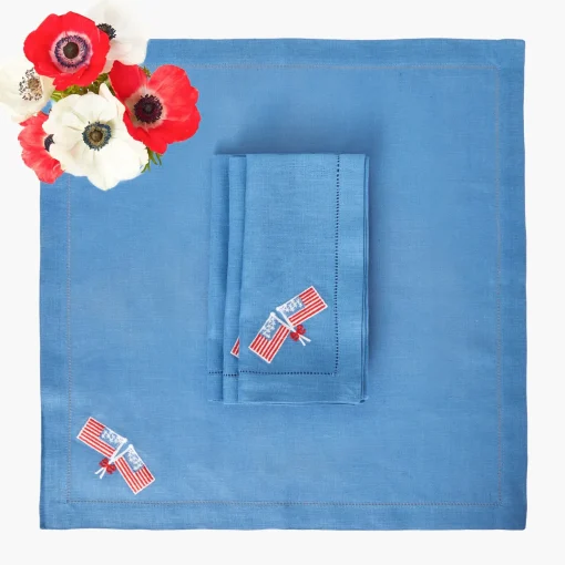 Napkins | For The Hostess<Mrs. Alice Fourth of July Napkins (Set of 4)