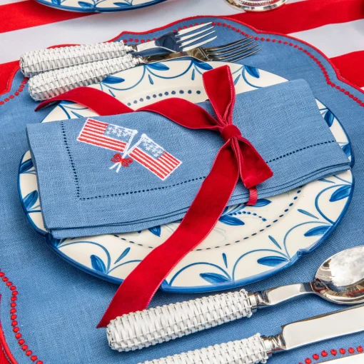 Napkins | For The Hostess<Mrs. Alice Fourth of July Napkins (Set of 4)