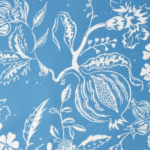 Serena Fresson Fabrics<Mrs. Alice French Blue Chelsea Square Fabric