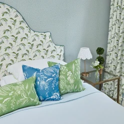 Serena Fresson Fabrics<Mrs. Alice French Blue Chelsea Square Fabric