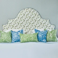 Serena Fresson Fabrics<Mrs. Alice French Blue Chelsea Square Fabric