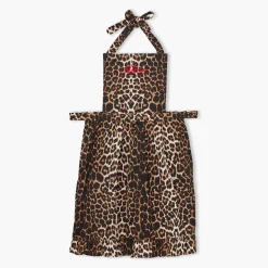 Mrs. Alice Monogram | Monogrammable Gifts<Mrs. Alice Frilled Leopard Apron