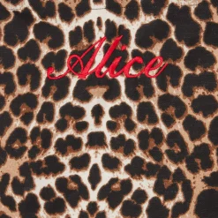 Mrs. Alice Monogram | Monogrammable Gifts<Mrs. Alice Frilled Leopard Apron