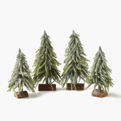 Christmas Decorations<Mrs. Alice Frosted Fir Tree Family