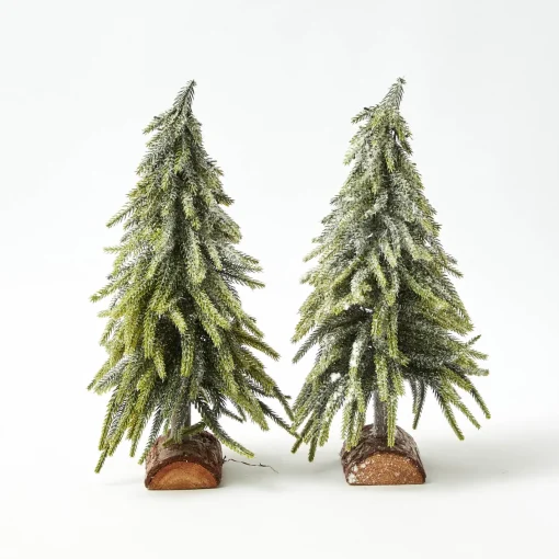 Christmas Decorations<Mrs. Alice Frosted Fir Tree Family