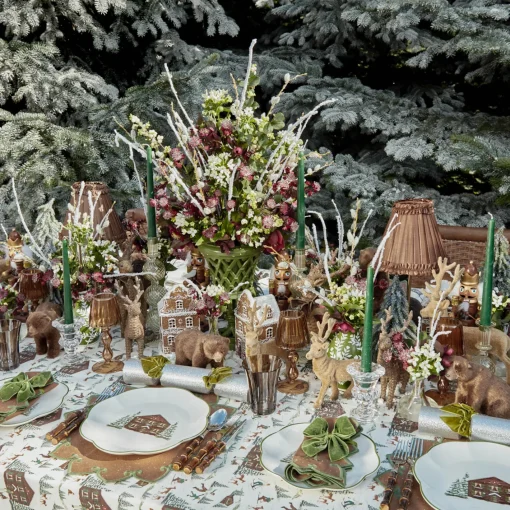 Christmas Decorations<Mrs. Alice Frosted Fir Tree Family
