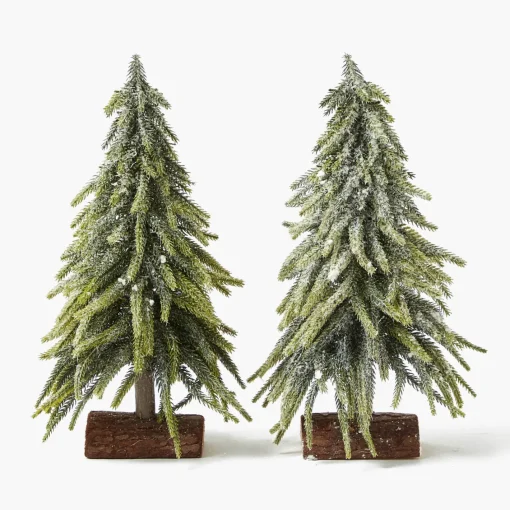 Christmas Decorations<Mrs. Alice Frosted Fir Tree Family