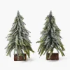Christmas Decorations<Mrs. Alice Frosted Fir Trees (Pair)