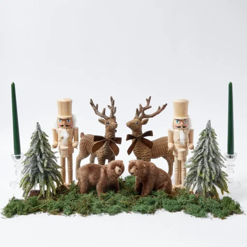 Christmas Decorations<Mrs. Alice Frosted Fir Trees (Pair)