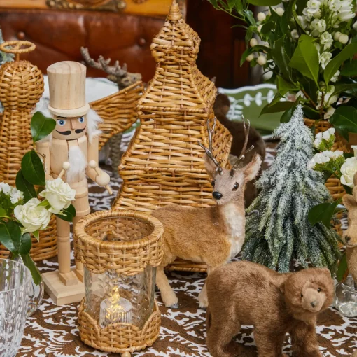 Christmas Decorations<Mrs. Alice Frosted Fir Trees (Pair)