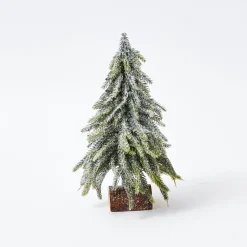 Christmas Decorations<Mrs. Alice Frosted Fir Trees (Pair)