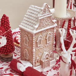 Christmas Decorations<Mrs. Alice Frosted Gingerbread Townhouse (Medium)