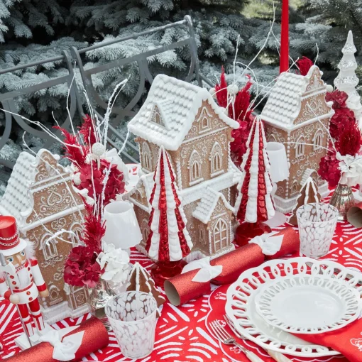 Christmas Decorations<Mrs. Alice Frosted Gingerbread Townhouse (Medium)