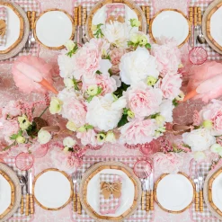 Crockery Sets<Mrs. Alice Geometric Bamboo Dinner & Starter Plates (Set of 8)