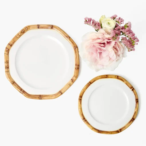 Starter Plates<Mrs. Alice Geometric Bamboo Starter Plate