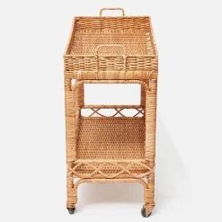 Furniture | Furniture<Mrs. Alice Giovanni Rattan Bar Cart