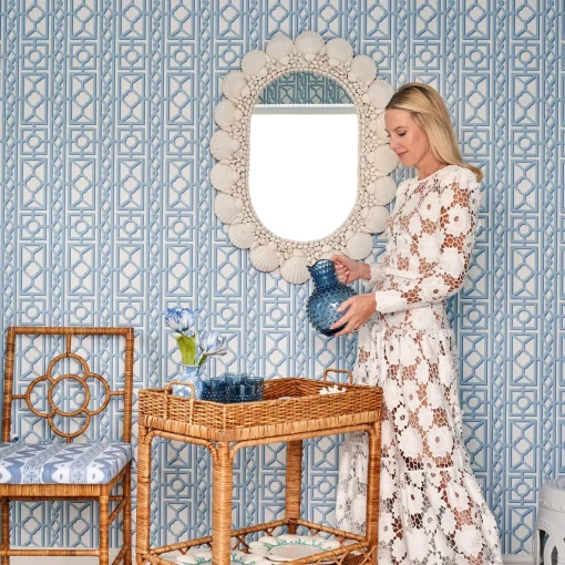 Furniture | Furniture<Mrs. Alice Giovanni Rattan Bar Cart