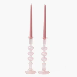 Summer Candleware | Candles<Mrs. Alice Gisele Pink Candle Set