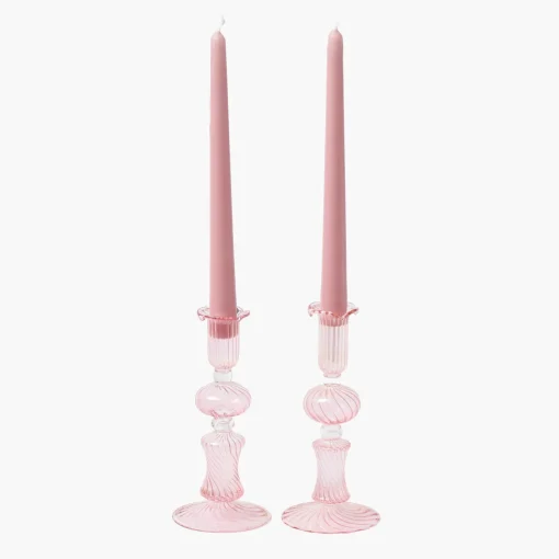 Summer Candleware | Candles<Mrs. Alice Gisele Pink Candle Set