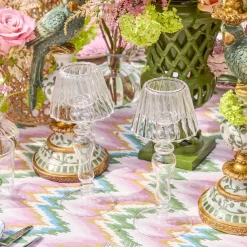 Summer Glassware | Summer Candleware<Mrs. Alice Glass Lantern Tea Light Holder (Pair) - 24cm