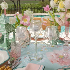 Summer Candleware | Candle Holders<Mrs. Alice Glass Lantern Tealight Candleabra