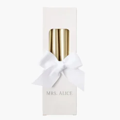 Candles<Mrs. Alice Gold Candles (Set of 8)