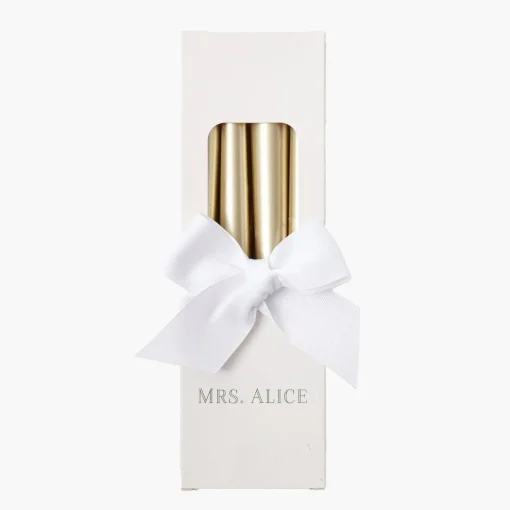 Candles<Mrs. Alice Gold Candles (Set of 8)