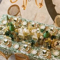 Christmas Decorations<Mrs. Alice Gold Glitter Crackers with White Velvet Bows (Set of 6)