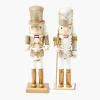 Christmas Decorations<Mrs. Alice Gold Glitter Nutcracker (Pair)
