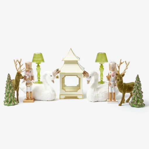 Christmas Decorations<Mrs. Alice Gold Glitter Nutcracker (Pair)