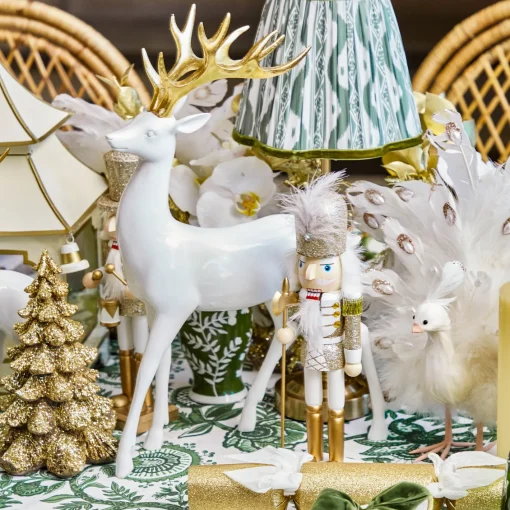 Christmas Decorations<Mrs. Alice Gold Glitter Nutcracker (Pair)