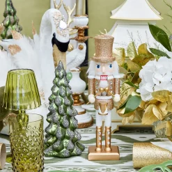 Christmas Decorations<Mrs. Alice Gold Glitter Nutcracker (Pair)