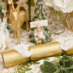 Christmas Decorations<Mrs. Alice Gold Glitter Reindeer Family