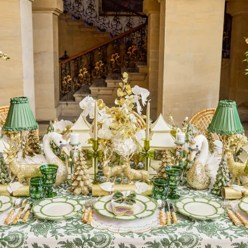 Christmas Decorations<Mrs. Alice Gold Glitter Reindeer Family