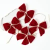 Napkin Rings & Bows<Mrs. Alice Gold Trimmed Red Velvet Bows (Set of 4)