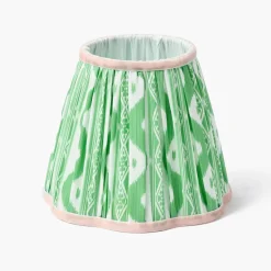 Lampshades<Mrs. Alice Green & Pink Ikat Lampshade (18cm)