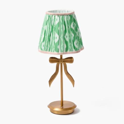 Lampshades<Mrs. Alice Green & Pink Ikat Lampshade (18cm)