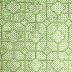 Serena Fresson Fabrics<Mrs. Alice Green Bamboo Trellis Fabric