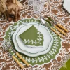 Table Linen Sets | For The Chalet<Mrs. Alice Green Bow Laurel Placemats & Napkins (Set of 4)