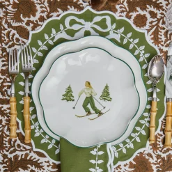 Placemats | For The Chalet<Mrs. Alice Green Bow Laurel Placemats (Set of 4)