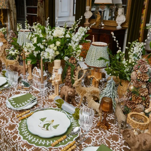 Placemats | For The Chalet<Mrs. Alice Green Bow Laurel Placemats (Set of 4)