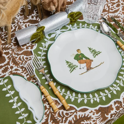 Placemats | For The Chalet<Mrs. Alice Green Bow Laurel Placemats (Set of 4)