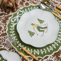 Placemats | For The Chalet<Mrs. Alice Green Bow Laurel Placemats (Set of 4)