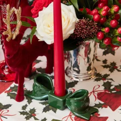 Candle Holders<Mrs. Alice Green Ceramic Bow Candleholder (Pair)
